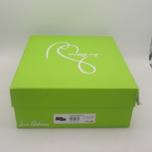 NEW Sam Edelman Women's 9.5 Dandrea Mega Lug Chunky Leather Loafers Burgundy - Picture 13 of 13